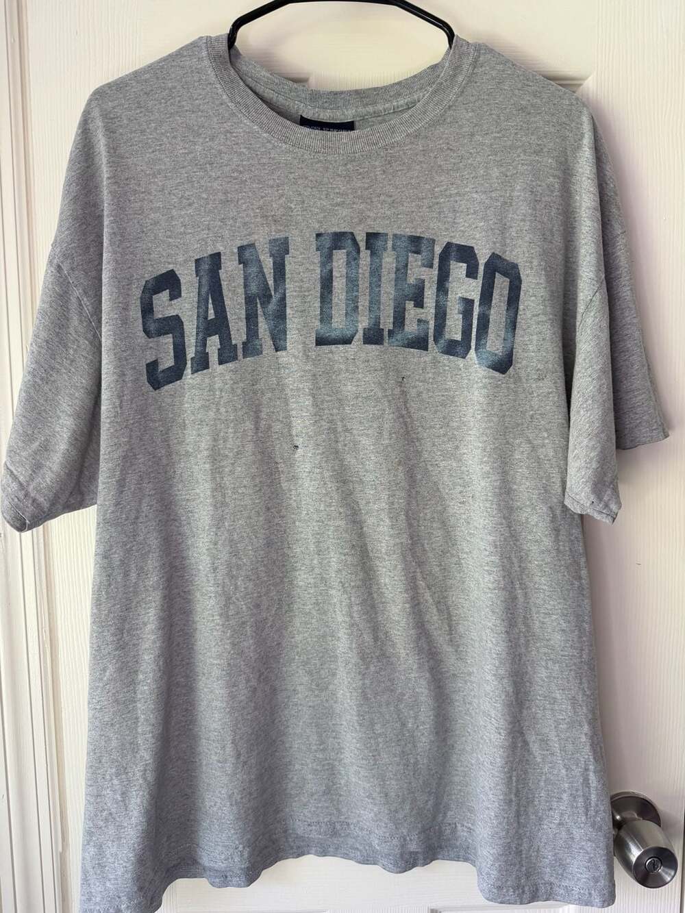 MV Sport San Diego Gray Graphic Crewneck T-Shirt